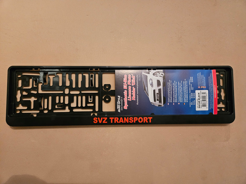 Kentekenplaat tekst mét NL kentekenplaathouder