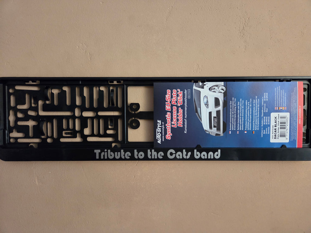 Kentekenplaat tekst mét NL kentekenplaathouder