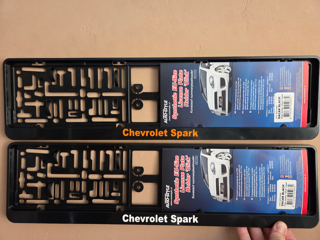 Kentekenplaat tekst mét NL kentekenplaathouder