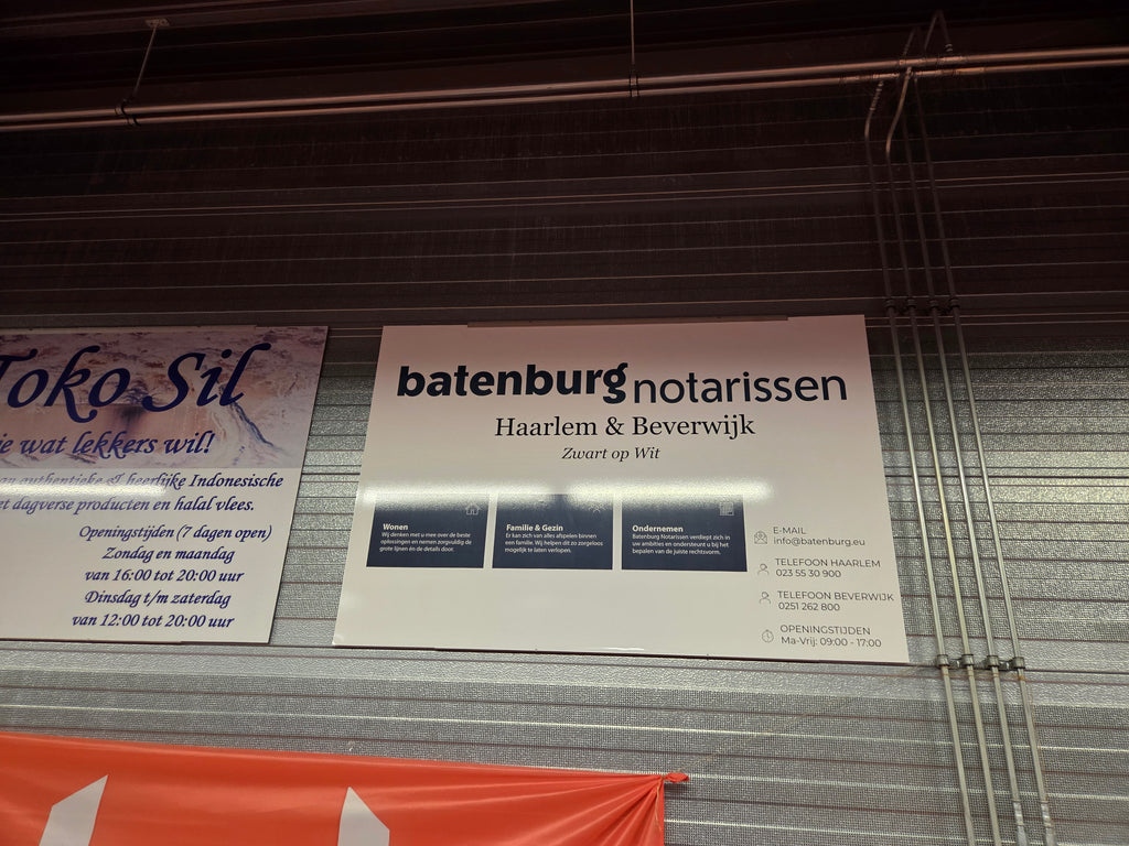 Dibond bord 150cm x 100cm