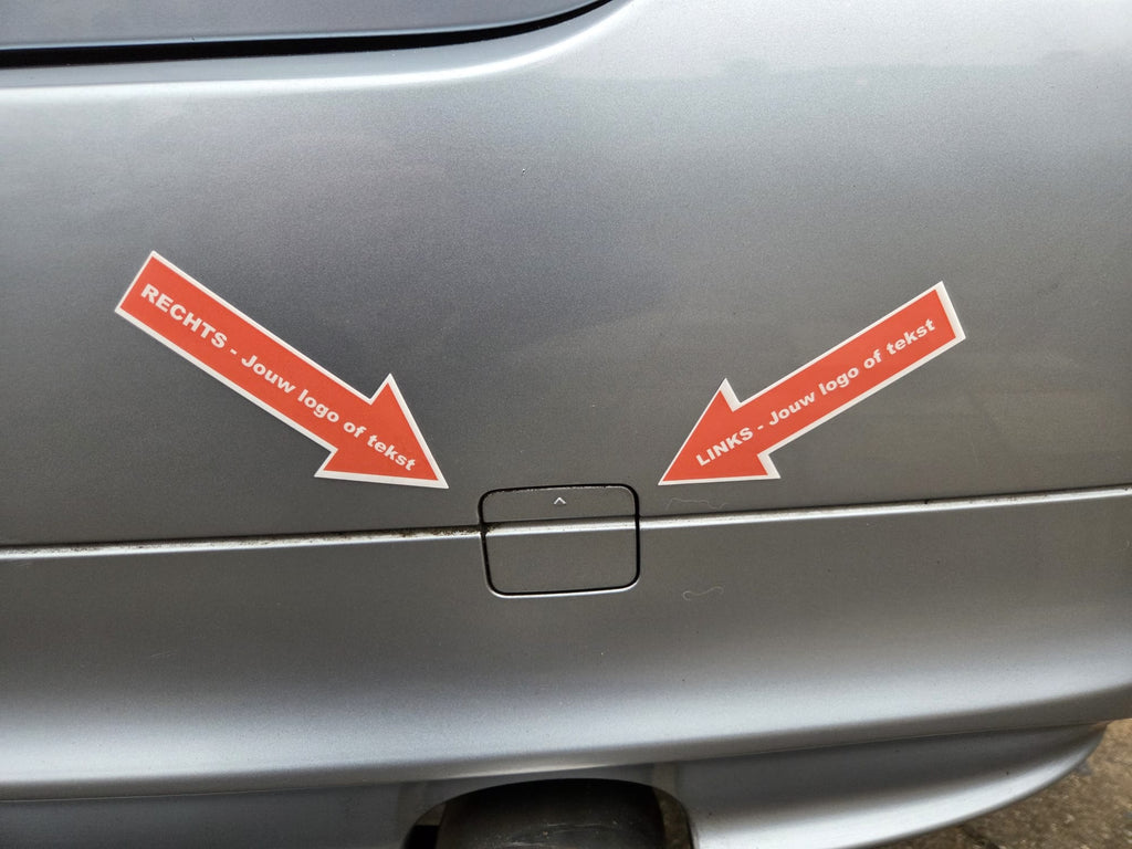 pijl sleepoog eigen tekst / logo
