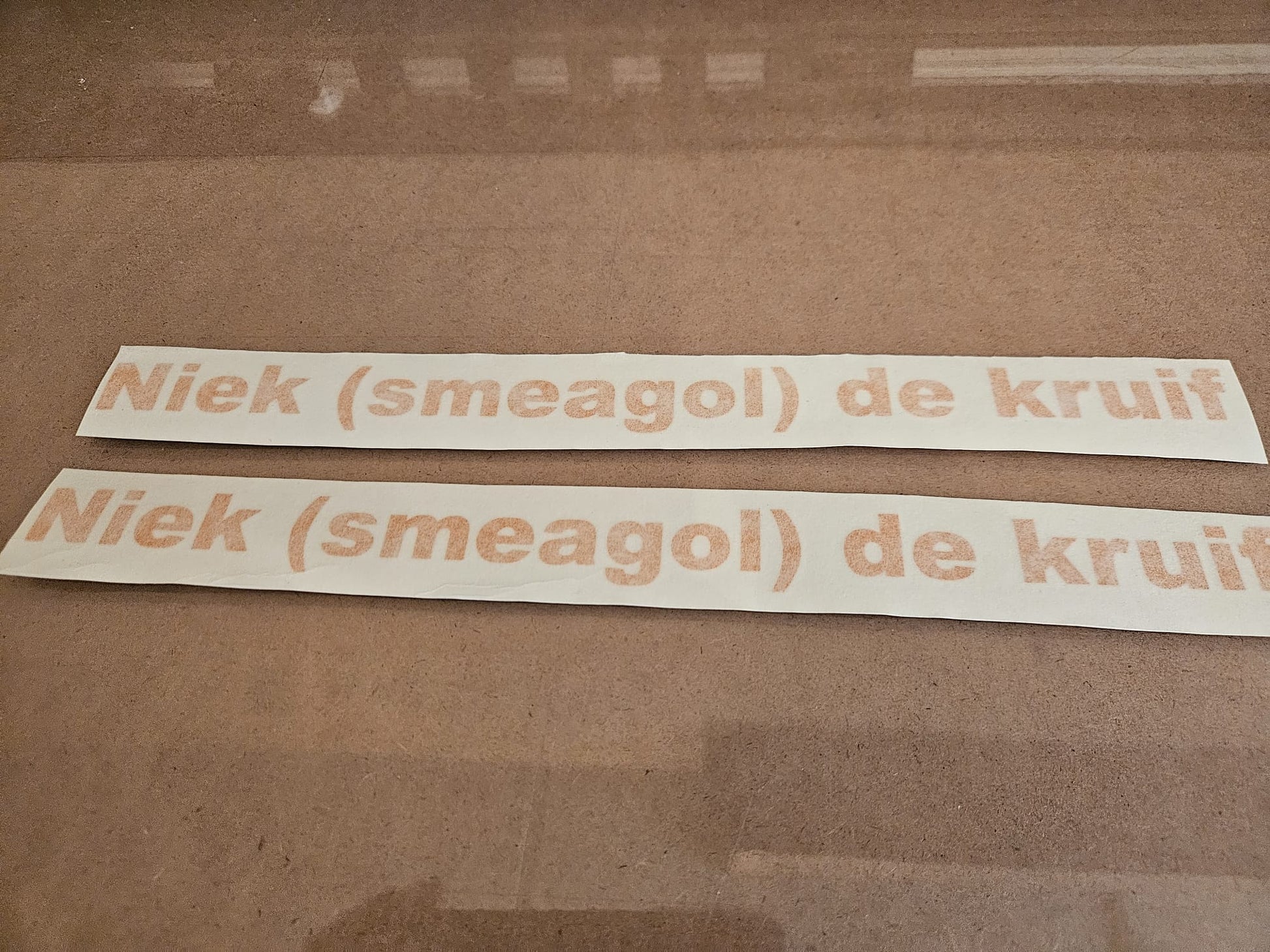 Kentekenplaat tekst (zonder kentekenplaathouder)